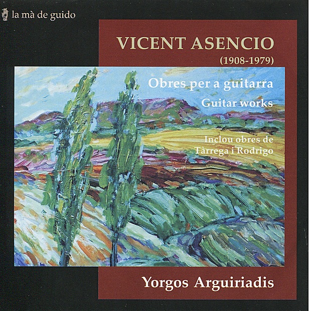 Обложка альбома «Asencio, Rodrigo & Tàrrega : Obres per a Guitarra» — Yorgos Arguiriadis