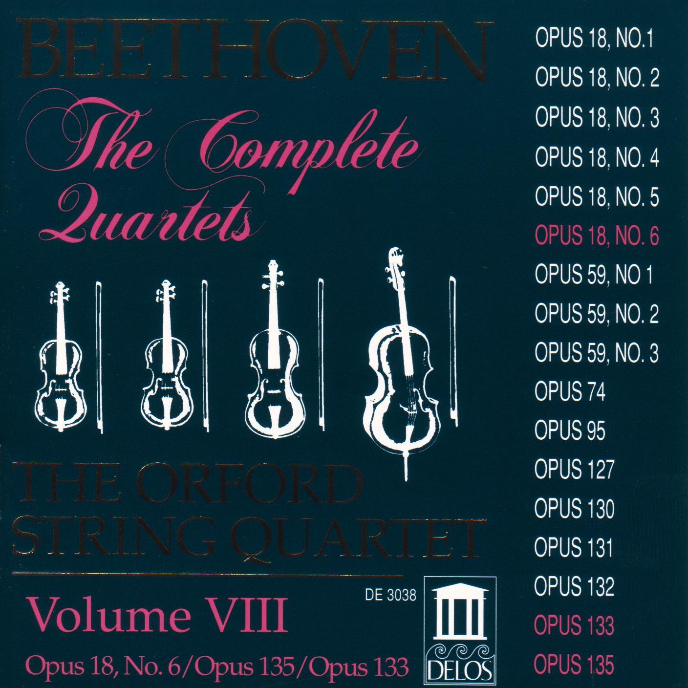 Beethoven Ludwig van: String Quartet Op 18 No 6 IV La Malinconia AdagioAllegretto - Borodin Quartet Kuuntelijoita: 18