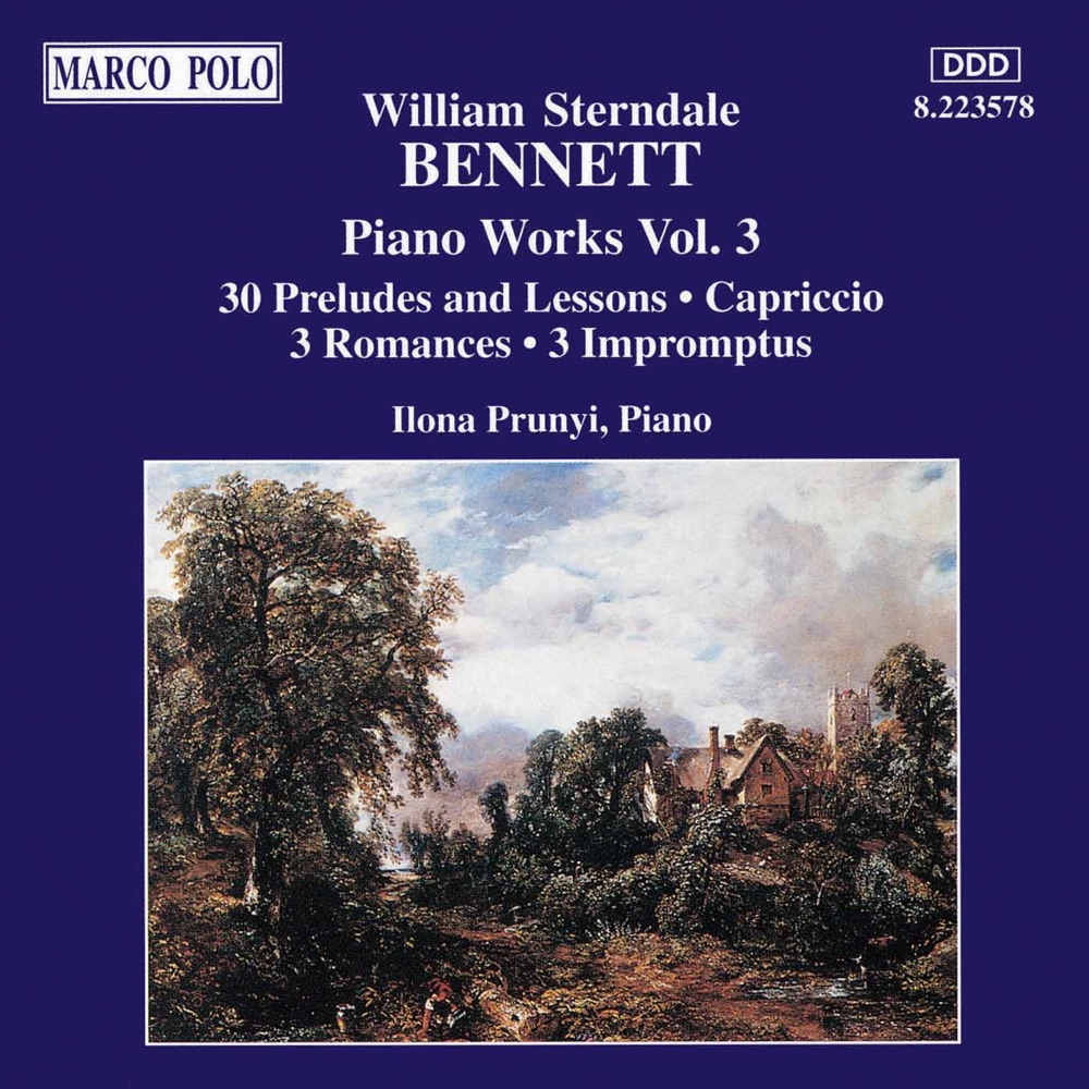 Обложка альбома «Bennett: Preludes and Lessons, Op. 33 & Capriccio, Op. 2 & Romances & Impromptus» — Ilona Prunyi