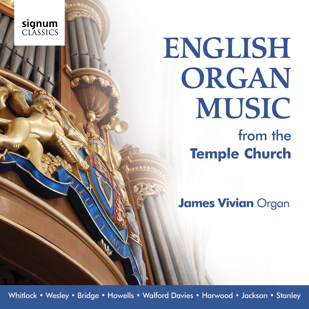 Обложка альбома «English Organ Music from the Temple Church» — James Vivian