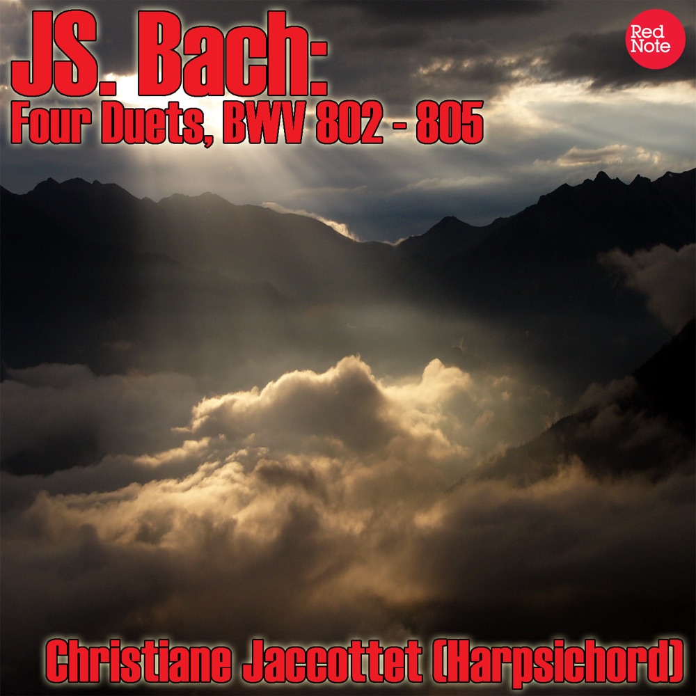 Обложка альбома «Bach: Four Duets, BWV 802 - 805» — Christiane Jaccottet