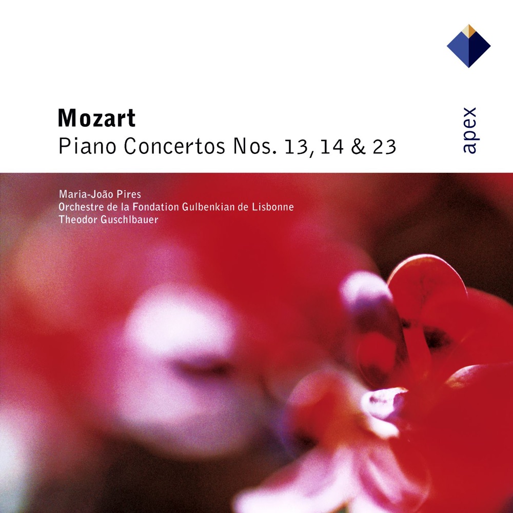Обложка альбома «Mozart: Piano Concertos Nos 13, 14 & 23» — Gulbenkian Orchestra, Maria Joao Pires & Théodor Guschlbauer