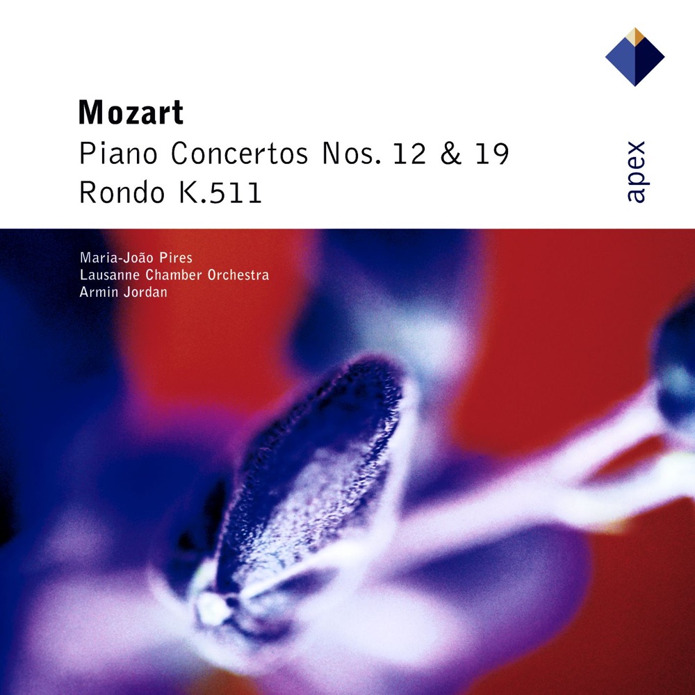 Обложка альбома «Mozart: Piano Concertos 12, 19 & Rondo» — Armin Jordan, Maria Joao Pires & Orchestre de Chambre de Lausanne