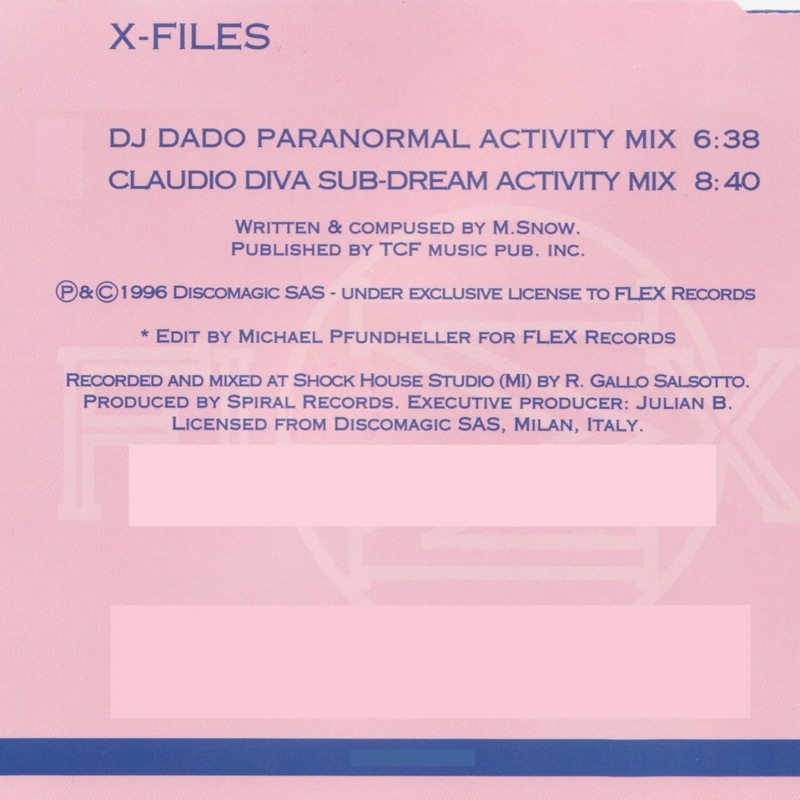 X Files (Dj Dado Paranormal Activity Mix)
