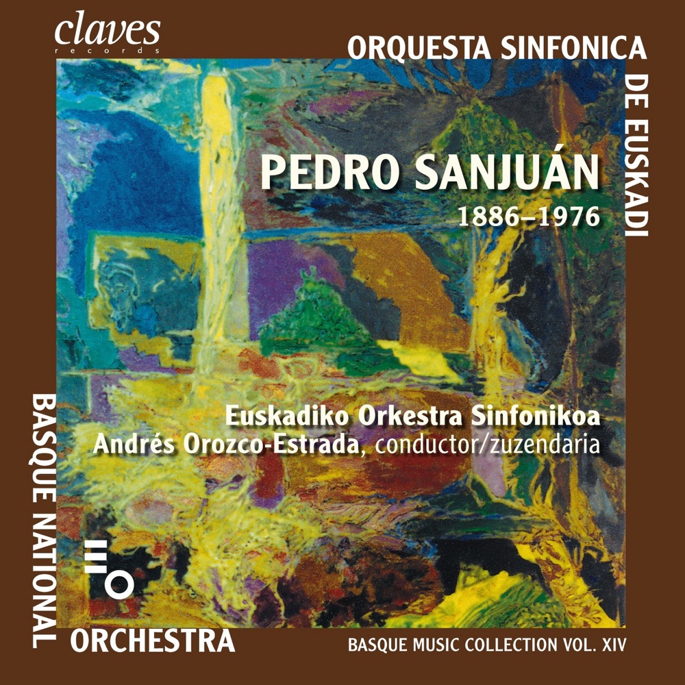 Обложка альбома «Pedro Sanjuán: Basque Music Collection, Vol. XIV» — Andrés Orozco-Estrada & Euskadiko Orkestra Sinfonikoa