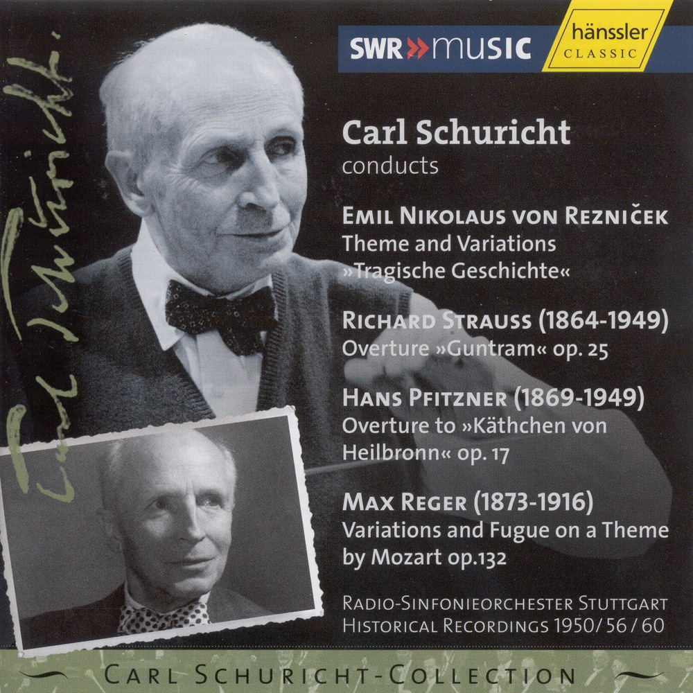 Обложка альбома «Reger: Variations and Fugue On a Theme By Mozart (1950 - 1956 - 1966)» — Barry McDaniel, Carl Schuricht & Stuttgart Radio Symphony Orchestra