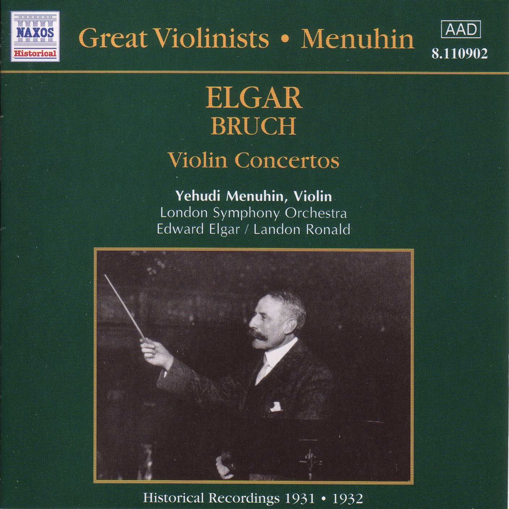 Обложка альбома «Elgar, Bruch: Violin Concertos» — Landon Ronald, London Symphony Orchestra & Yehudi Menuhin