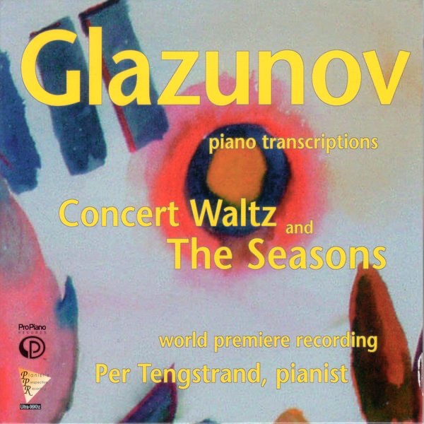 Обложка альбома «Glazunov Piano Transcriptions: Concert Waltz and the Seasons» — Per Tengstrand