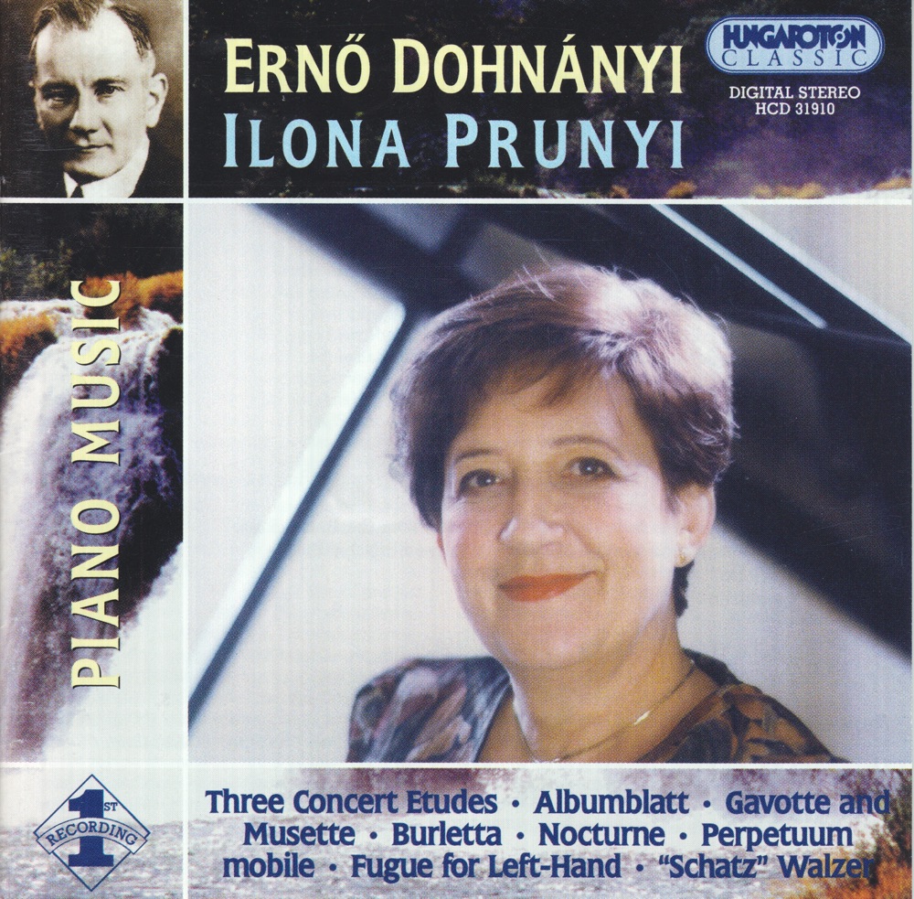 Обложка альбома «Piano Music» — Ilona Prunyi