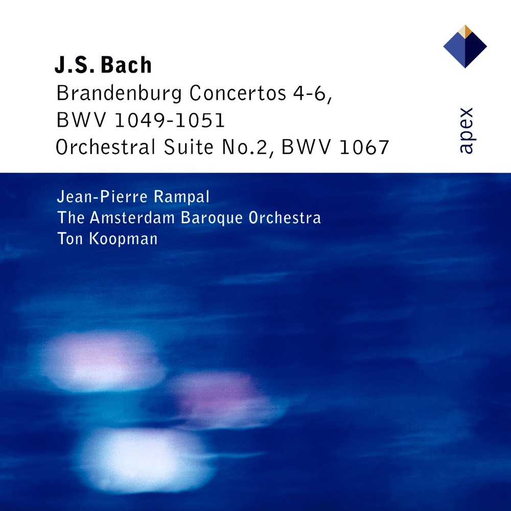 Обложка альбома «Bach: Brandenburg Concertos Nos. 4 - 6 & Orchestral Suite No. 2» — Ton Koopman & Amsterdam Baroque Orchestra
