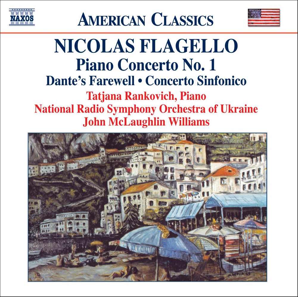 Обложка альбома «Flagello: Piano Concerto No. 1» — John Laughlin Williams, National Radio Symphony Orchestra of Ukraine & Tatjana Rankovich