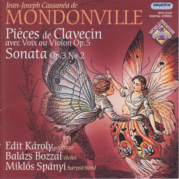 Pieces de Clavecin avec Voix ou Violon Op.5 - Sonata Op.3 No.2