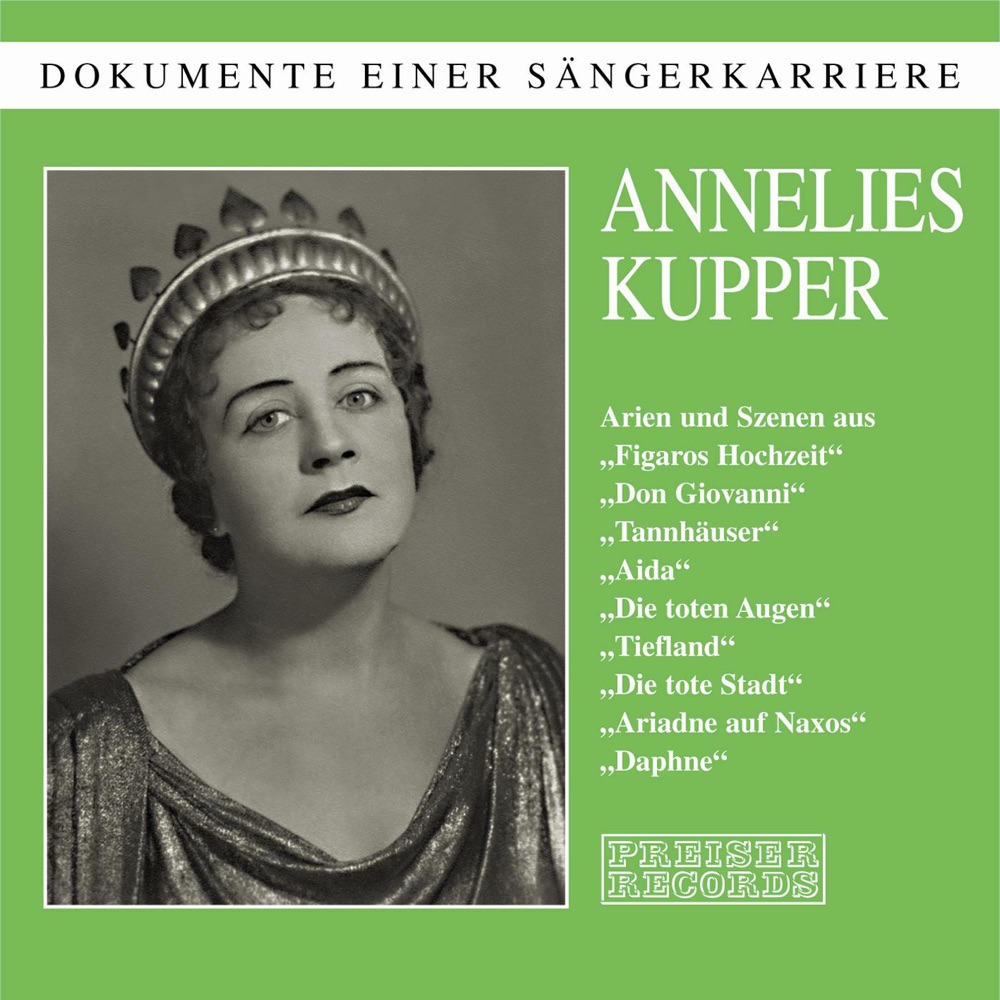 Обложка альбома «Dokumente Einer Sängerkarriere - Annelies Kupper» — Annelies Kupper