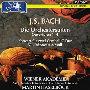 Bach: Orchestersuiten, Ouverturen Nr. 1-4, Konzert Für Zwei Cembali C-Dur, Violinkonzert A-Moll