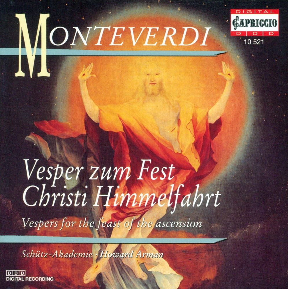 Обложка альбома «Monteverdi: Vespers for the Feast of the Ascension» — Susanne Ryden, Hermann Oswald, Detlef Bratschke, Howard Arman, Manuel Warwitz & The Schutz Academy
