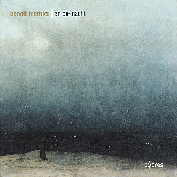 Обложка альбома «Mernier: An die nacht, Trio à clavier, Blake Songs» — Orchestre Philharmonique de Liège, Patrick Davin, Laure Delcampe, Trio Fibonacci, Ensemble Modern & Carmen Fuggiss