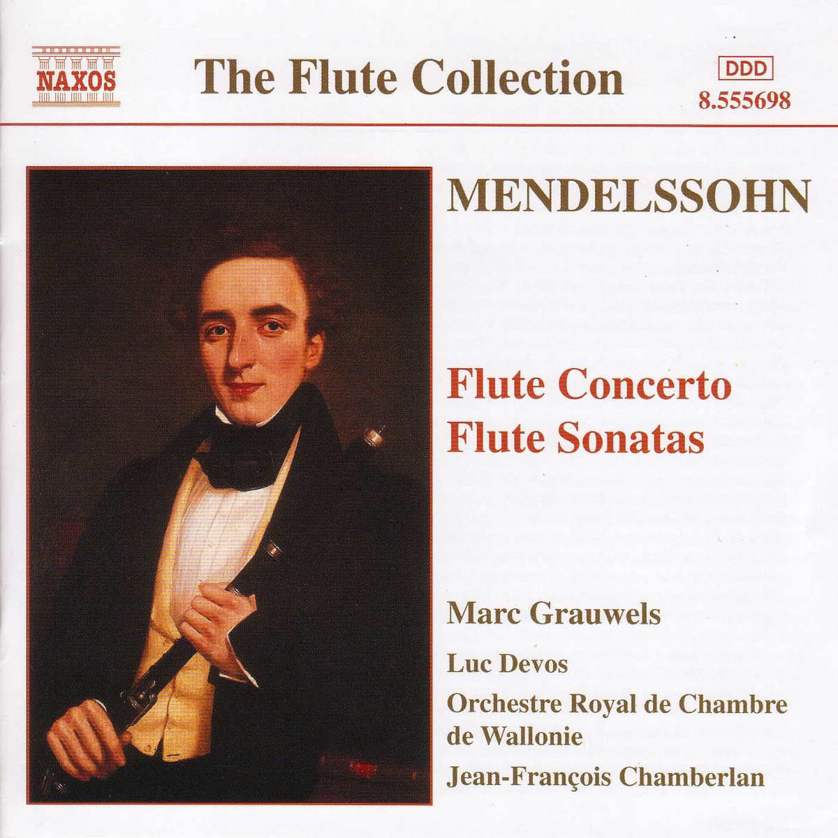 Mendelssohn: Flute Concerto in D Minor - Flute Sonatas cover art