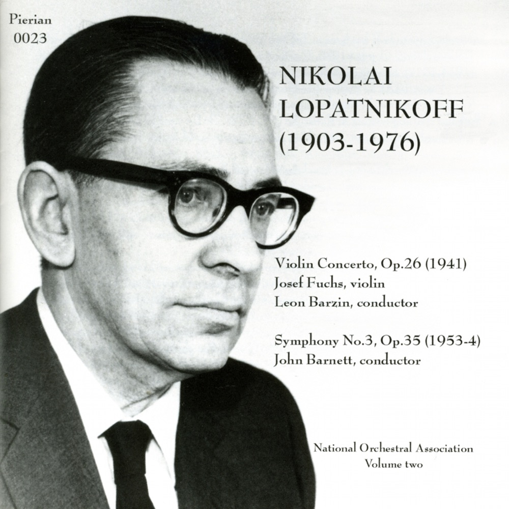 Обложка альбома «National Orchestral Association, Vol. 2 (1945, 1960)» — Joseph Fuchs, Leon Barzin, National Orchestral Association & John Barnett