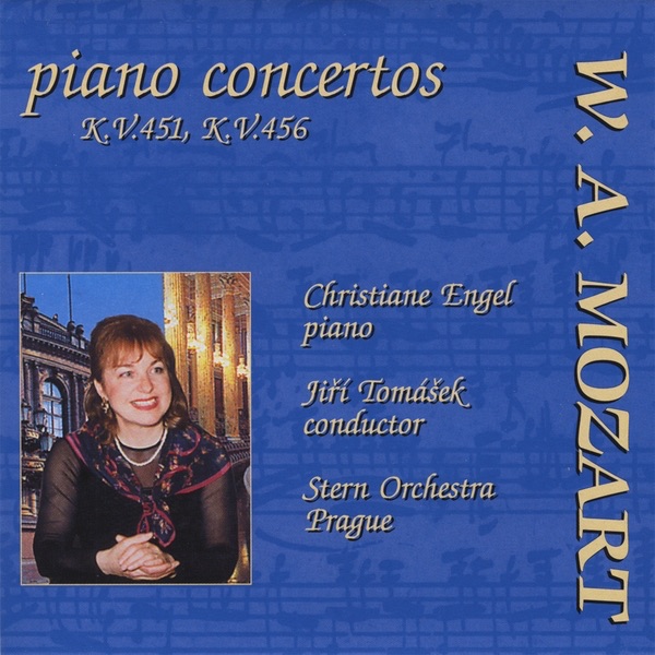Обложка альбома «Mozart Piano Concertos: Piano Concerto No. 16 in D Major, K. 451; Piano Concerto No. 18 in B-Flat Major, K. 456» — Jiri Tomasek, The Stern Orchestra & Christiane Engel