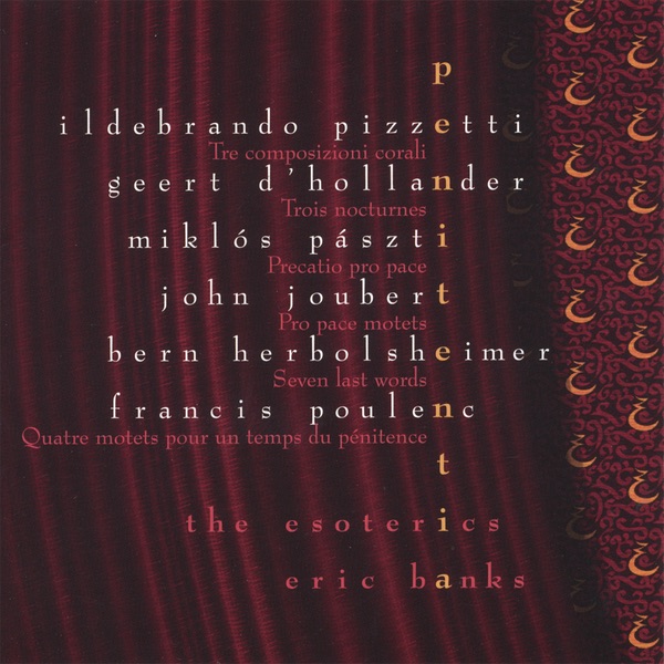 Обложка альбома «Penitentia» — The Esoterics