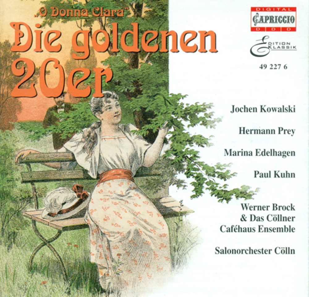 Обложка альбома «Golden 20's (The)» — Werner Brock, Collner Cafehaus Ensemble, Marina Edelhagen, Jochen Kowalski, Cologne Salon Orchestra, Hermann Prey & Paul Kuhn