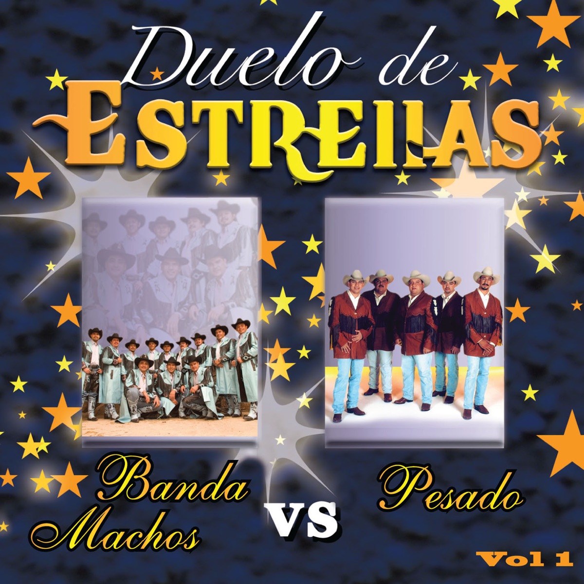 Duelo de Estrellas: Pesado vs. Banda Machos, Vol. 1 cover art