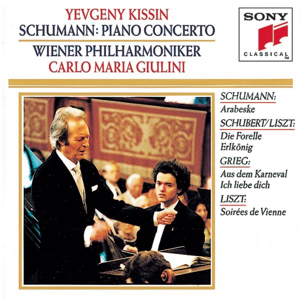 Обложка альбома «Schumann: Piano Concerto» — Evgeny Kissin, Carlo Maria Giulini & Vienna Philharmonic