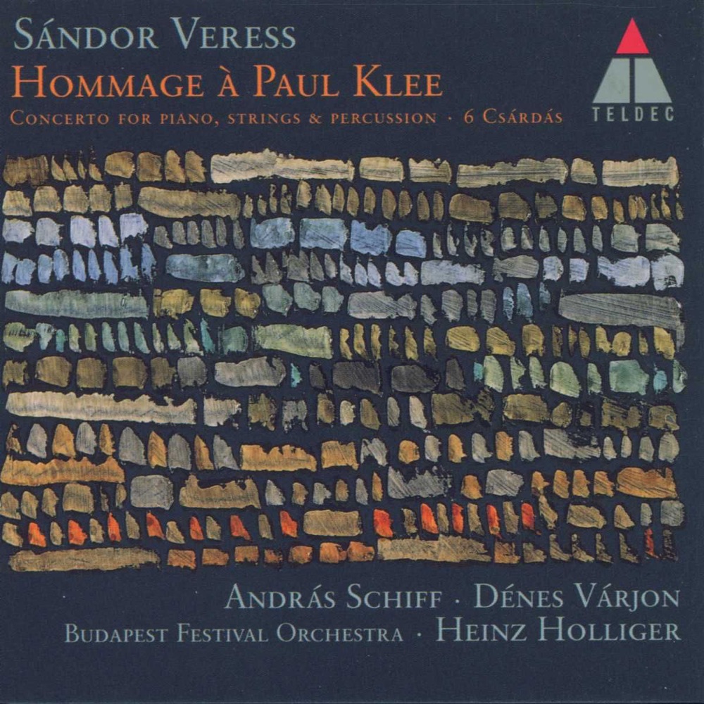 Обложка альбома «Veress: Hommage à Paul Klee, Concerto for Piano Strings & Percussion, 6 Csárdás» — András Schiff, Budapest Festival Orchestra, Dénes Várjon & Heinz Holliger