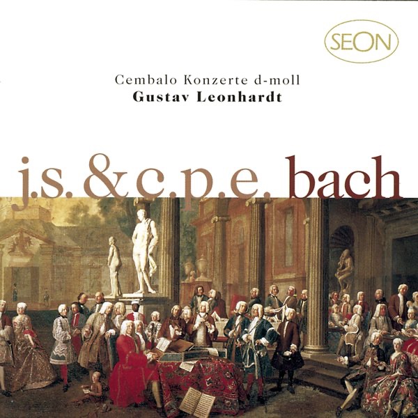 Обложка альбома «J. S. Bach: Concerto No. 1 in D Minor, BWV 1052 & C.P.E. Bach: Concerto in D Minor, Wq. 23» — Gustav Leonhardt, Marie Leonhardt, Lucy van Dael, Alda Stuurop, Ruth Hesseling, Janneke van der Meer, Antoinette van den Hombergh, Nicolette Moonen, Nicholas Pap, Richte Van Der Meer, Lidewij Scheifes, Linda Ashworth & Staas Swierstra