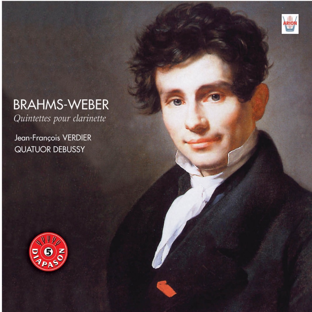 Обложка альбома «Brahms - Weber : Quintettes avec clarinette» — Quatuor Debussy, Christophe Collette, Vincent Deprecq, Anne Ménier, Yannick Callier & Jean-François Verdier