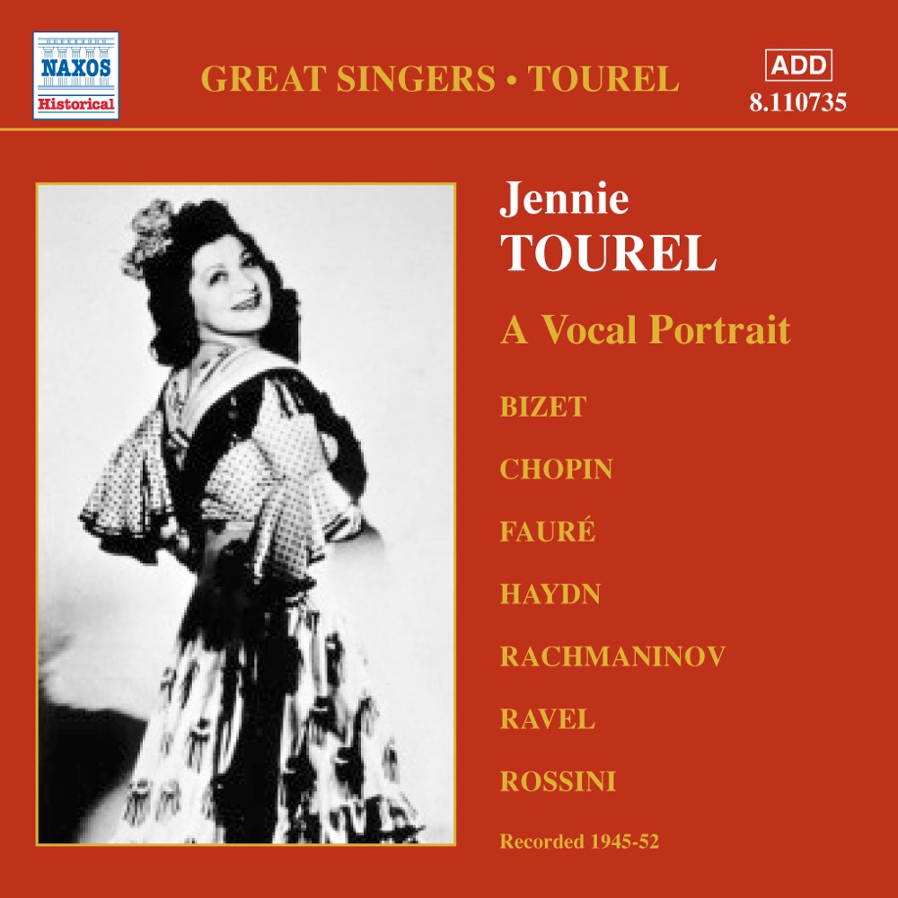 Обложка альбома «Jennie Tourel: A Vocal Portrait (1946-1952) [Great Singers]» — Columbia Symphony Orchestra, Eugene Ormandy, George Reeves, Jean Morel, Jennie Tourel, Leonard Bernstein, Pietro Cimara, Ralph Kirkpatrick, The Metropolitan Opera Orchestra & The Philadelphia Orchestra