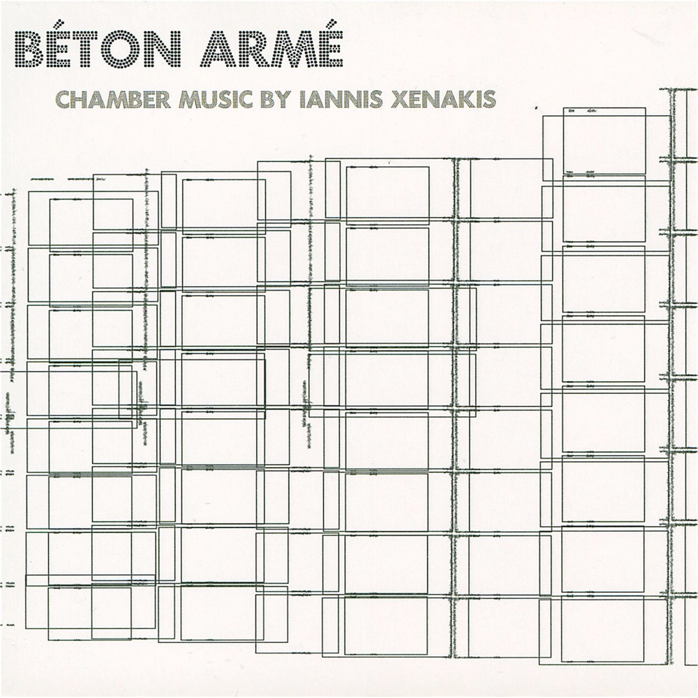 Обложка альбома «Xenakis: Béton Armé» — Bas Wiegers, Gijs Kramers, Koen Kaptijn, Nora Mulder & Saartje Van Camp