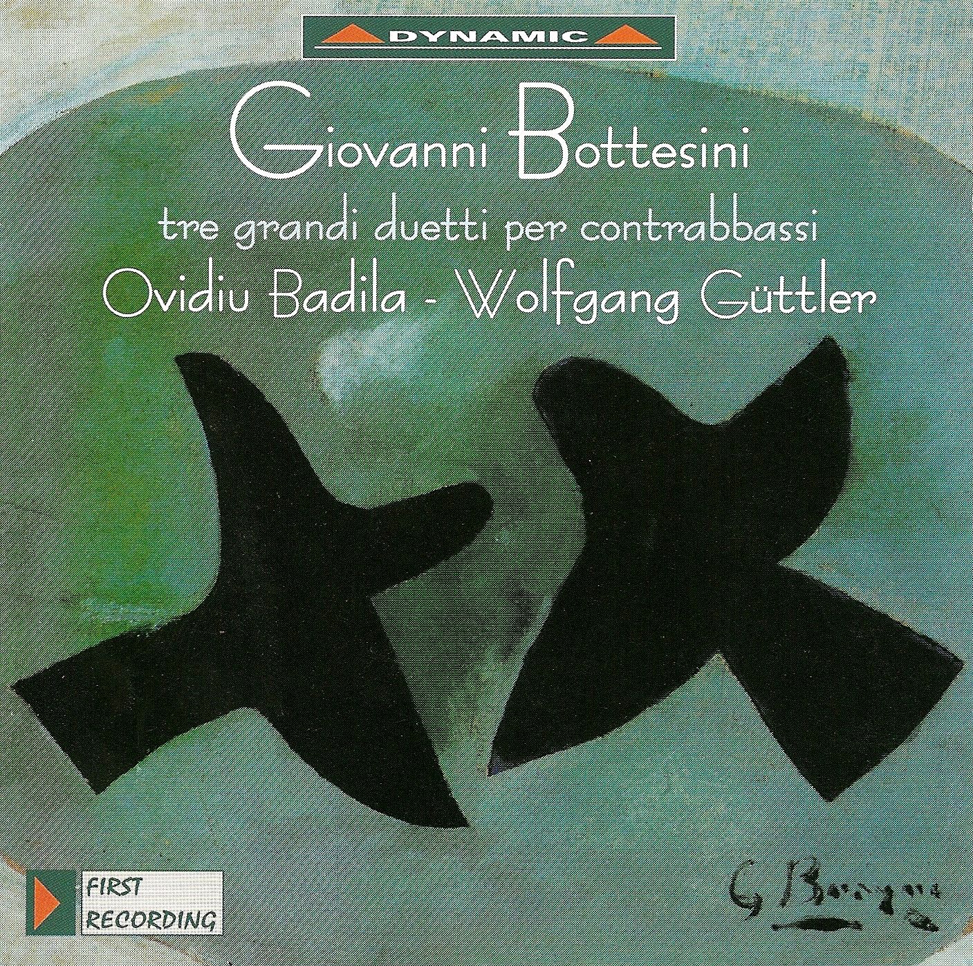 Bottesini: 3 Duets for Double Bass by Ovidiu Badila & Wolfgang Guttler album cover