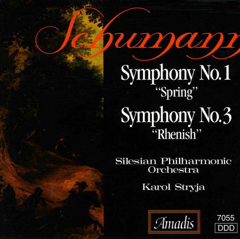 Обложка альбома «Schumann: Symphonies Nos. 1 and 3» — Karol Stryja & Silesian Philharmonic Orchestra