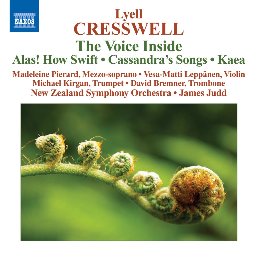 Обложка альбома «Cresswell, L: The Voice Inside» — Madeleine Pierard, James Judd, New Zealand Symphony Orchestra, Vesa-Matti Leppanen, Michael Kirgan & David Bremner