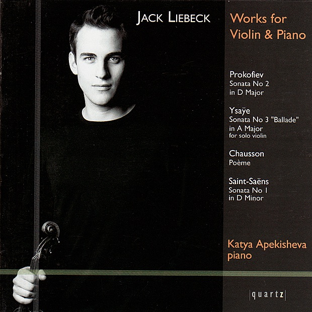 Обложка альбома «Prokofiev, Ysaÿe, Chausson, Saint-Saëns: Works for Violin & Piano» — Jack Liebeck & Katya Apekisheva