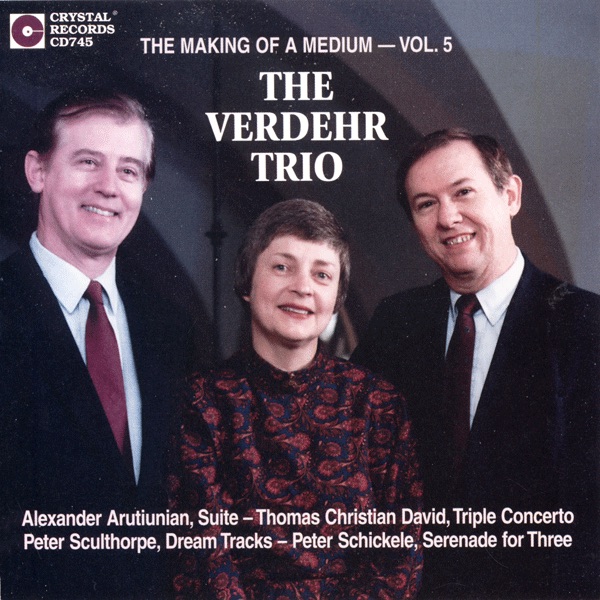 Обложка альбома «The Making of a Medium, Vol. 5» — The Verdehr Trio, Walter Verdehr, Elsa Ludewig-Verdehr, Gary Kirkpatrick, Thomas Christian David & Tonkünstler-Orchester