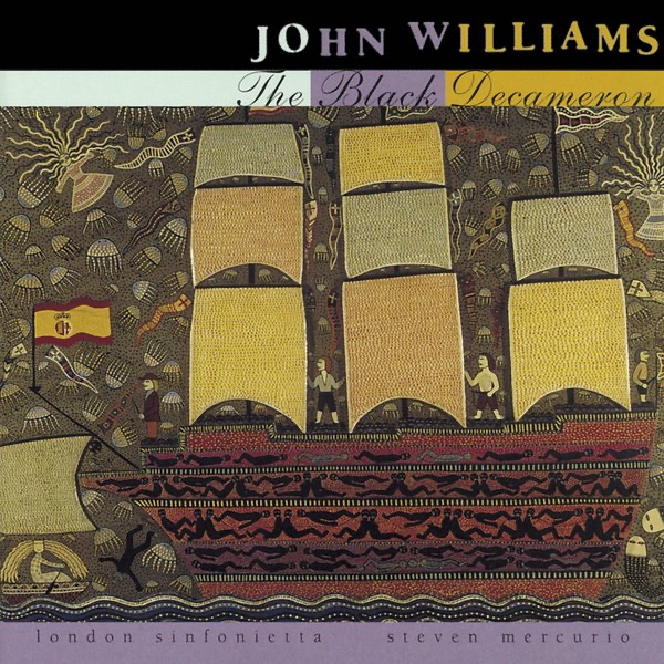 Обложка альбома «The Black Decameron» — John Williams, London Sinfonietta & Steven Mercurio