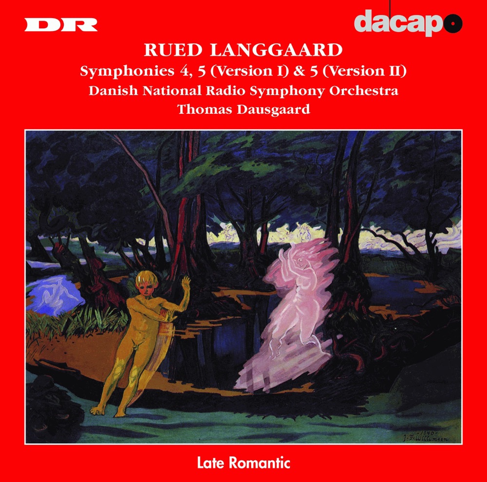 Обложка альбома «Langgaard, R.: Symphonies Nos. 4, "Lovfald" and 5, "Steppenatur" (2 Versions)» — Thomas Dausgaard & Danish National Symphony Orchestra