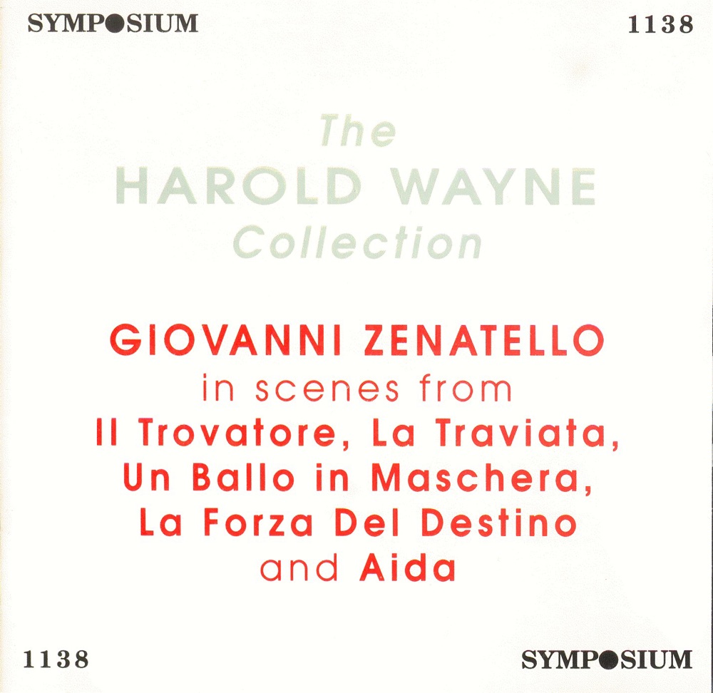 Обложка альбома «The Harold Wayne Collection, Vol. 16 (1905-1909)» — Armida Parsi-Pettinella, Ester Mazzoleni, Giovanni Zenatello, Elisa Bruno, Pasquale Amato, Linda Cannetti, Eugenia Burzio & Nini Frascani