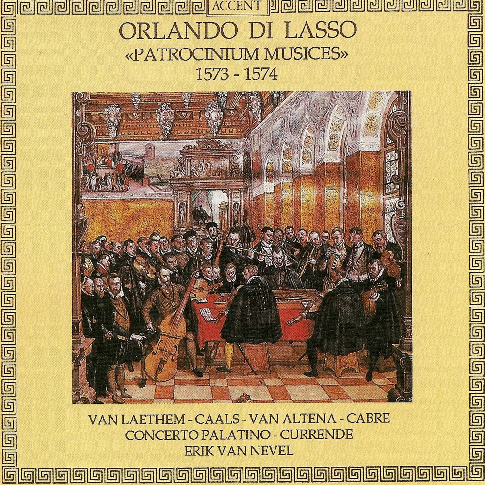Обложка альбома «Lassus: Vocal Music» — Erik Van Nevel, Currende Vocal Ensemble, Currende Instrumental Enemble & Concerto Palatino