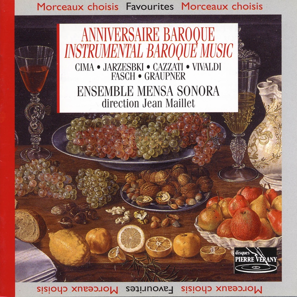 Обложка альбома «Anniversaire baroque» — Ensemble Mensa Sonora & Jean Maillet