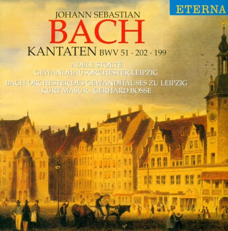 Обложка альбома «Bach: Cantatas - BWV 51, 199, 202» — Adele Stolte