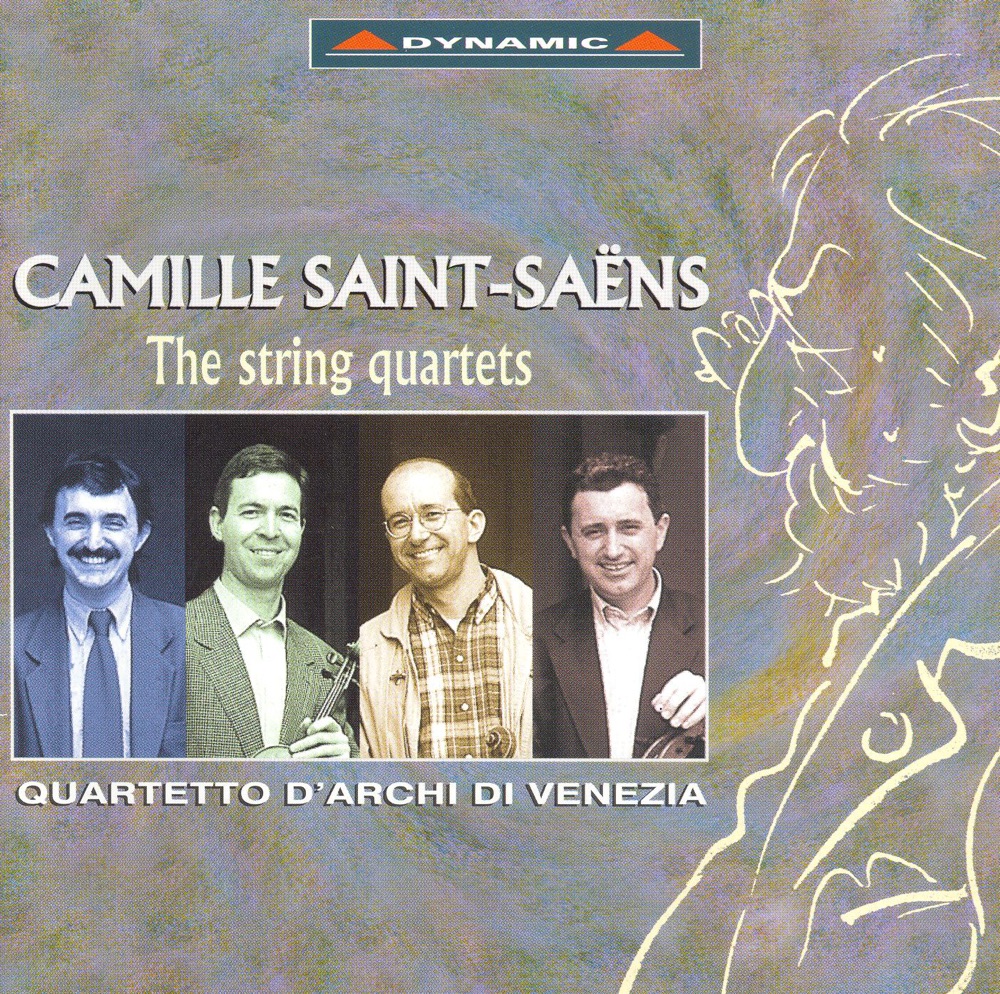 Обложка альбома «Saint-Saëns: String Quartets Nos. 1 and 2» — Quartetto d'Archi di Venezia