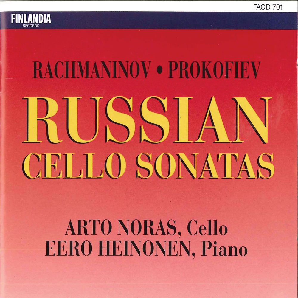 Обложка альбома «Russian Cello Sonatas» — Eero Heinonen & Arto Noras