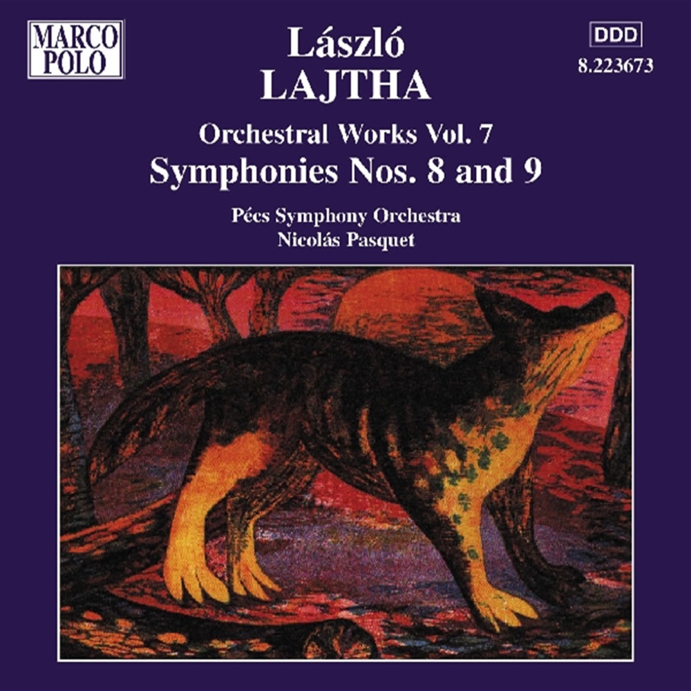 Обложка альбома «Lajtha: Symphonies Nos. 8 & 9» — Nicolás Pasquet & Pecs Symphony Orchestra