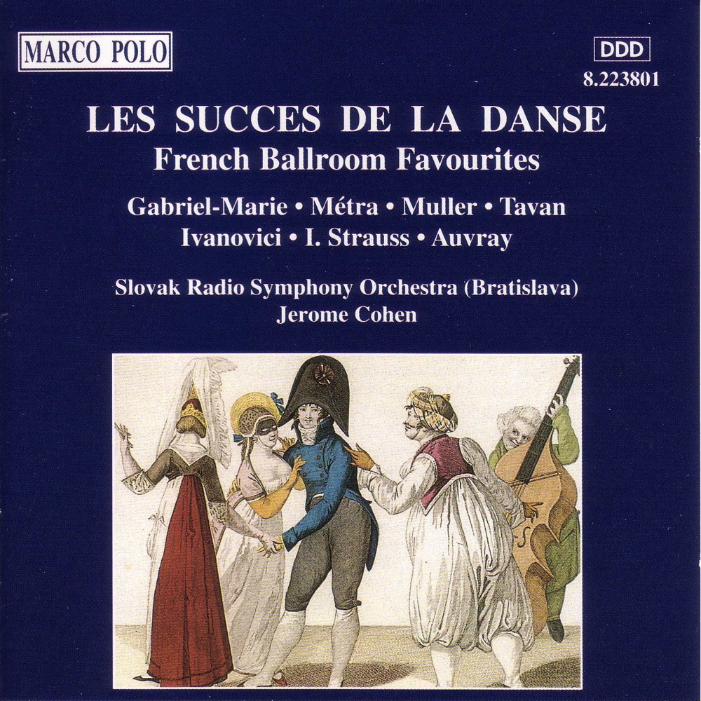 Обложка альбома «French Ballroom Favourites: Les Succes De La Danse» — Jerome Cohen, Slovak Radio Symphony Orchestra & Ladislav Stresnak
