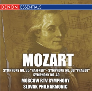 Mozart: Symphonies Nos. 35, 38 & 40