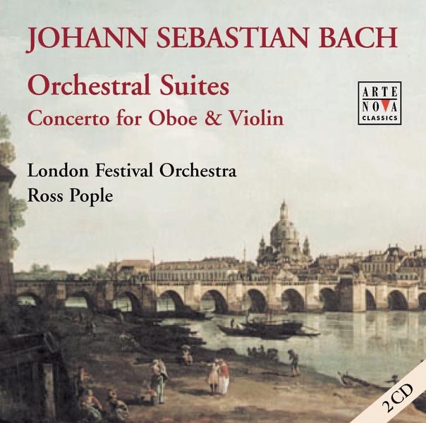 Обложка альбома «Bach: Orchestral Suites» — Ross Pople, Malcolm Messiter, London Festival Orchestra, Richard Friedman & Edward Beckett