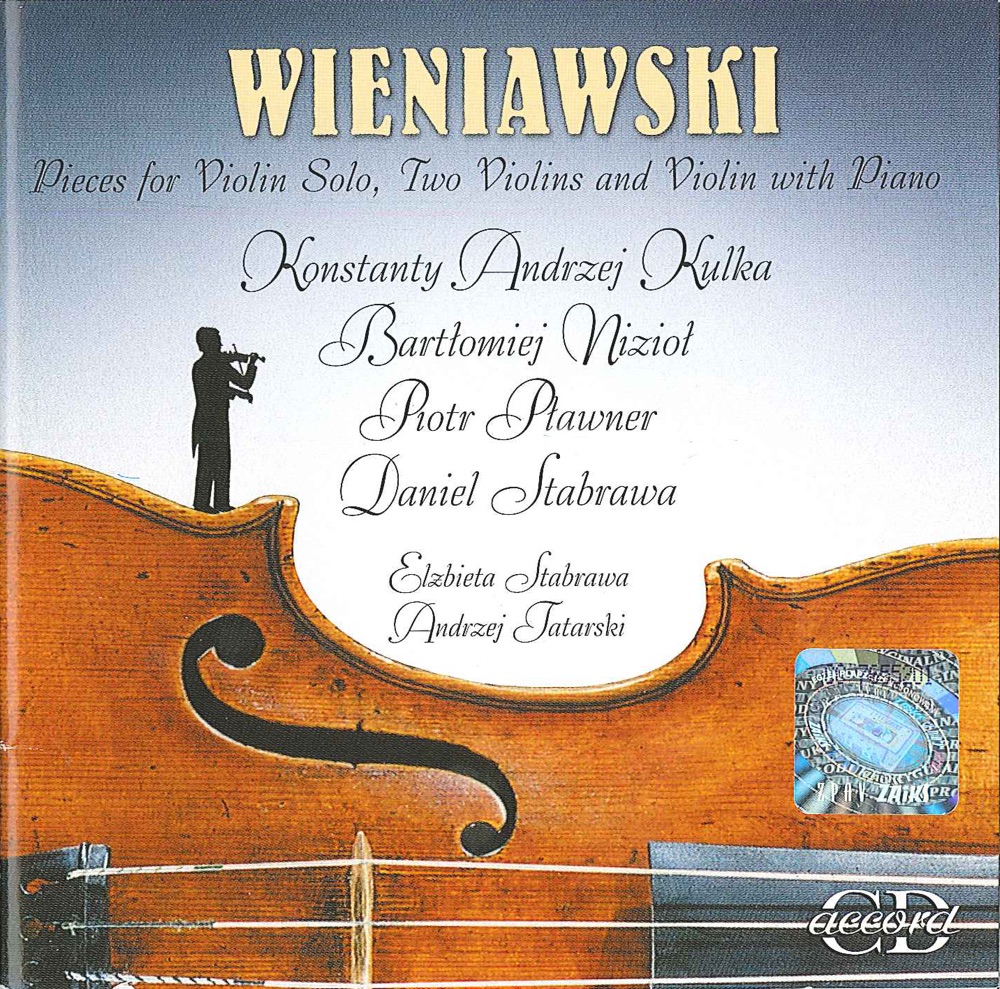 Обложка альбома «Wieniawski, H.: Chamber Music» — Bartek Niziol, Andrzej Tatarski, Daniel Stabrawa, Piotr Plawner, Konstanty Andrzej Kulka & Elzbieta Stabrawa
